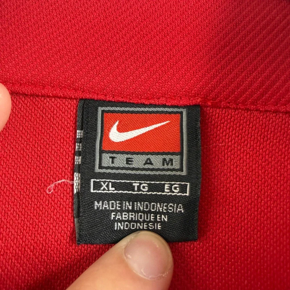 Nike Maryland Terrapins Elite Warm Up Shooting Shirt Mens Size XL Red Black